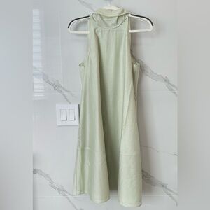 COS Mint Fluid Halterneck Mini Dress